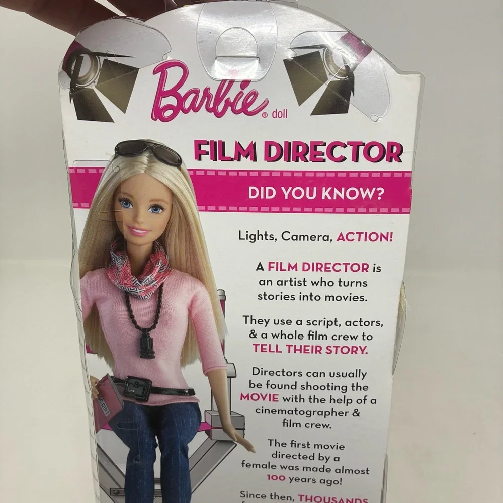 2015 Barbie Doll Film Director Career of the Year Blond hair mint in box - Picture 6 of 8